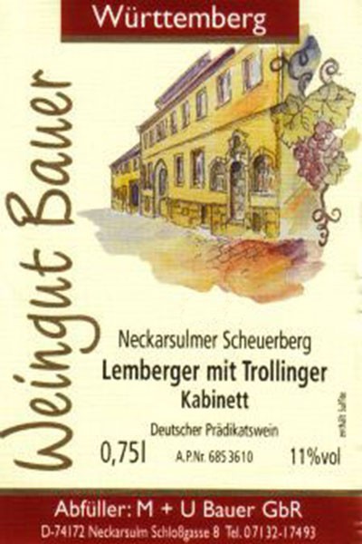 2017 Lemberger mit Trollinger Kabinett
