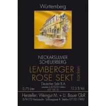 2018 Lemberger Rosé Sekt 750ml