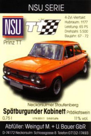 NSU Prinz TT 1967 - 2017 Spätburgunder Weißherbst Kabinett 750ml